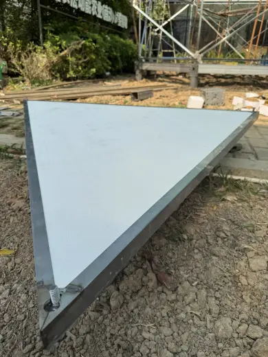 Rhombic dodecahedron 304 stainless steel frame, hubs and on-site assembly 29
