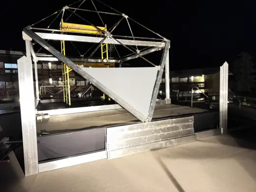 Rhombic pyramid event stage structure in the mountains 10